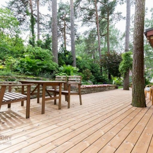 ANTI SLIP THERMALLY MODIFIED TIMBER DECKING